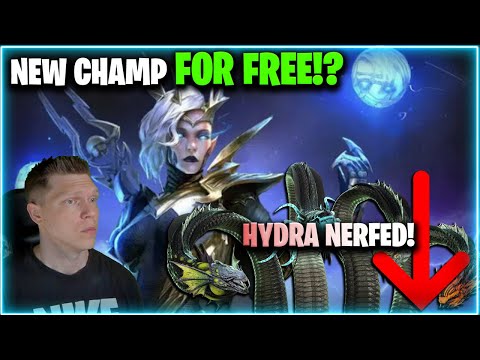 NEW PROMO CHAMP! Hydra NERFED! | RAID Shadow Legends
