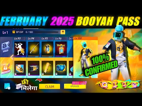 February 2025🔥 Booyah Pass Review | Next Booyah Pass Free Fire | Free Fire February Booyah Pass