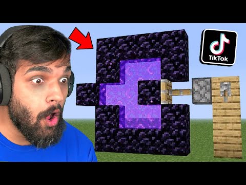 جربت اصعب خدع تيك توك في ماين كرافت ! 😱 ( الحلقة 17 )
