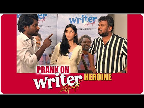 Prank On Writer Padmabhushan Heroine Tina | Ft. Suhas | Telugu Pranks | FunPataka