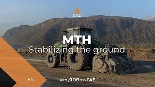 Video - FAE MTH - MTH/HP - FAE MTH 225 with FENDT 1038, stabilizing the ground on the airstrip of Bolzano airport, in Italy
