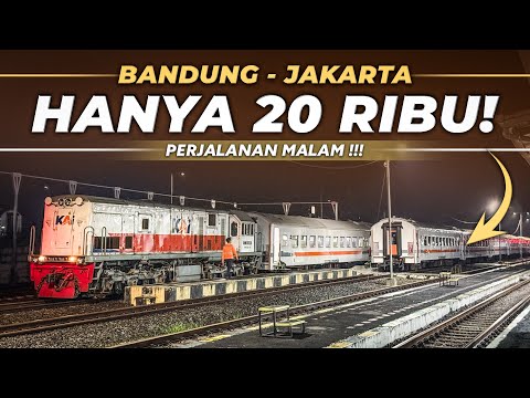 Nekat Ngeteng Malam Hari Bandung - Jakarta Naik Kereta Lokal