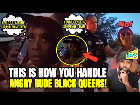 Angry Ratchet Black Woman Calls 911 On White Cops After Her Black Privileged Card Gets Declined