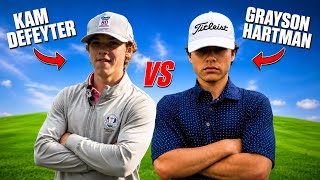 Grayson Hartman vs Kam DeFeyter 1v1 Match Play | 9 Holes 