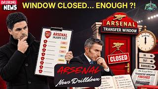 ARSENAL TRANSFER WINDOW VERDICT! 😳 Injury Updates + Chelsea Preview | Arsenal News Drilldown