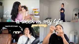 week in my life | ER visit, cancelled plans, everything goes wrong