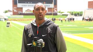 Presser: Coach Baker & Wide Receivers Take Questions, Talk Baylor Spring Football