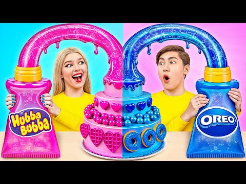 Rose VS Bleu Défi De Décoration De Gâteau | Situations Amusantes et échoue par Multi DO Challenge