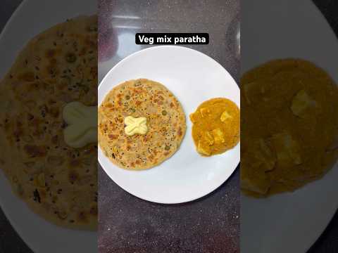 Veg paratha #recipe #food #easyrecipe #ytshorts #shorts #veg
