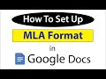 MLA Format Guidelines and Practices