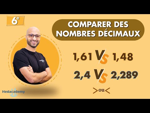 COMPARER DES NOMBRES DÉCIMAUX   4,87 VS 4,78