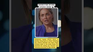 SHOW IT IN SCHOOLS!  Sharon Stone Slams Euphoria Finale Critics! 🎬💥 #SharonStone #EuphoriaFinale