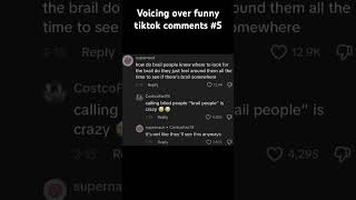 Voicing over funny TikTok comments part 5 #fyp #shorts #funny #tiktok #tiktokcomments