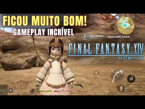 FINAL FANTASY XIV MOBILE 😱 SAIU GAMEPLAY da BETA e ESTÁ INCRÍVEL! NOVO MMORPG FF XIV MOBILE OFICIAL