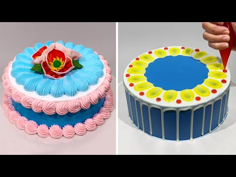 How to Make Cake Decorating for Holidays 🥰 Most Satisfying Cake Decorating Ideas 🥰 So Easy Cake