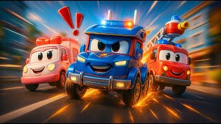 Equipo Super Camión con los VEHICULOS DE EMERGENCIA | Episodio de Rescate