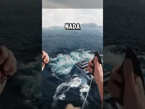 Ele foi engolido pelo mar...