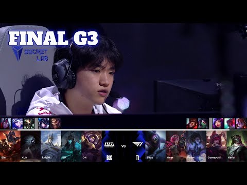 T1 vs BLG - Game 3 | Grand Final LoL Worlds 2024 | T1 vs Bilibili Gaming G3 full