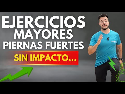 RUTINA de PIERNAS SIN IMPACTO para hacer en casa | Adultos Mayores