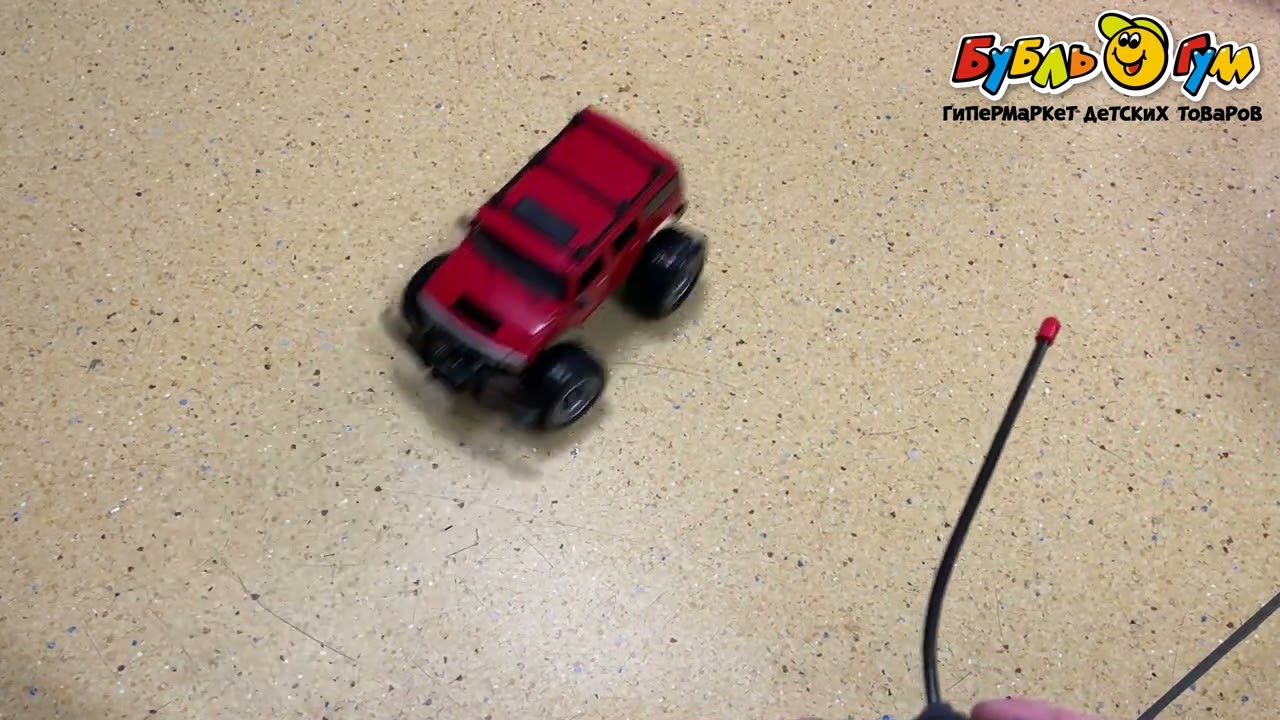 Внедорожник Cross Country Hummer красный р/у 1:16 - видео