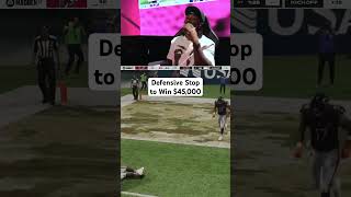 Huge Defensive Stop in Overtime to Win $45,000 #Madden26