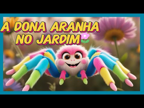 A Dona Aranha no Jardim   - ♫ Música Infantil - Canções para Crianças - Desenho Animado