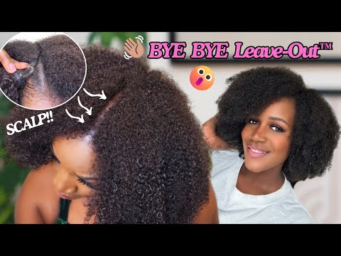 😍IT'S REAL! Coming out of your scalp👋BYE BYE Leave-out™ Thin Part Wig from HerGivenhair