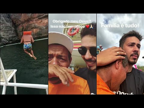 Carlinhos leva Virgílio para passear no Rio São Francisco e ele se emociona