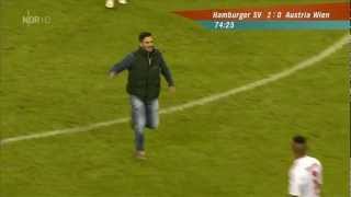 Der "Flitzer" beim Testspiel gegen Austria Wien 720p