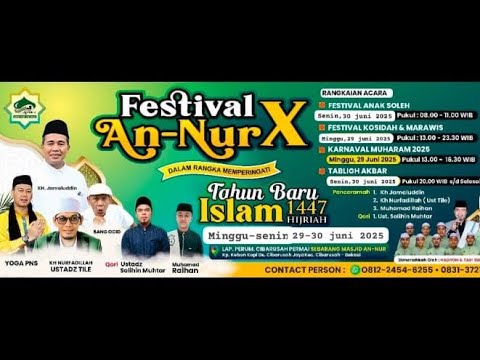 Live Festival An-Nur || Memperingati Tahun Baru Islam 1447 || Lap. Perum Cibarusah Permai