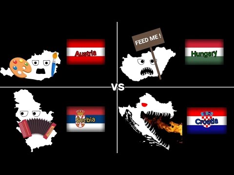 Austria vs Hungary vs Serbia vs Croatia