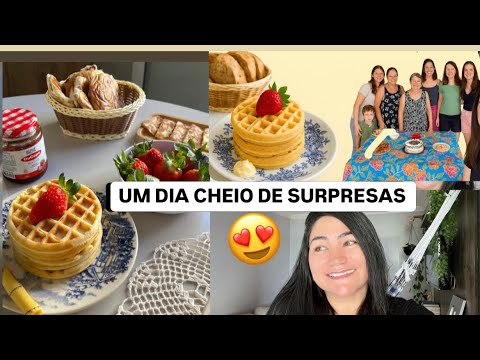 Manhã produtiva | mesa posta | limpeza do armário + fizemos uma surpresa pra dona Hilda