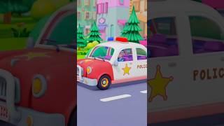 Wheels on the Police Car Nursery Rhyme #shorts #trending #viral #explore #wheelsonthepolicecar