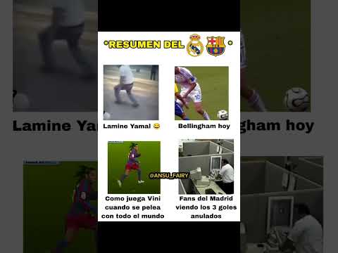 Resumen del Real Madrid vs FC Barcelona #futbol #football #soccer #elclasico