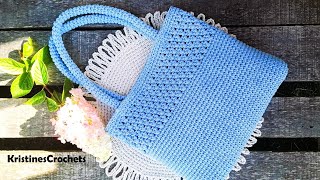 Luma Tote Bag Crochet Tutorial - Easy & Elegant Pattern for All Seasons