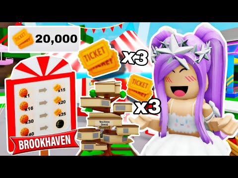 **EARN TICKETS FAST TO WIN ALL PRIZES IN NEW CARNIVAL UPDATE** BROOKHAVEN 🏡RP  🎟🤯