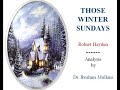 Father-Son Relationships in Poetry