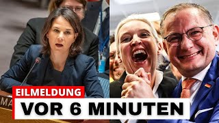 Baerbock zum Rücktritt aufgefordert – UN stimmt zu!