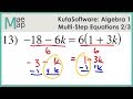 Solving Multi-Step Equations with KutaSoftware