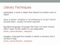 Literary Elements and Paragraph Structure