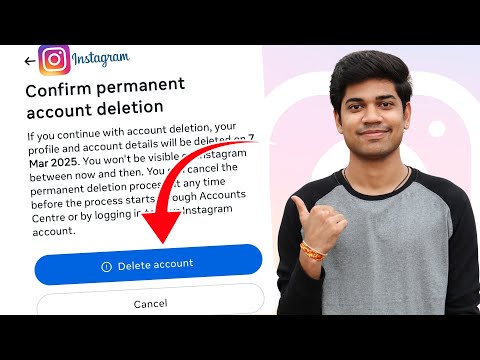 Instagram account delete kaise kare permanently | How to Delete Insta account permanently 2025