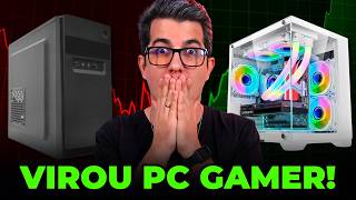 Transformei um PC Simples em um PC Gamer! (Barato e Estiloso)