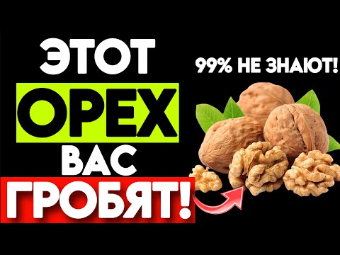 Даже один ГРЕЦКИЙ ОРЕХ вызывает НЕОБРАТИМЫЙ процесс в организме!!