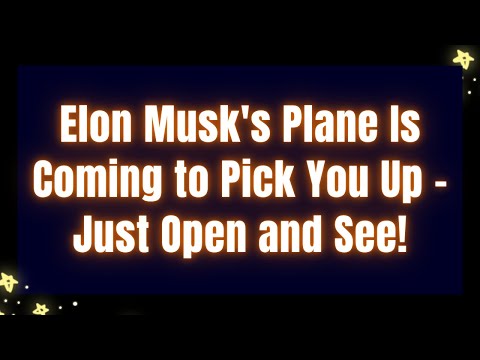 Elon Musk's Plane Is Coming to Pick You Up - Just Open and See!