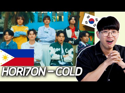 청량한 7명의 오빠들이라고!? HORI7ON의 COLD 리액션 [DNA](EN sub)