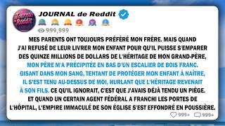 Mon père criait : "L'héritage est pour lui ! Débarrassez-vous de cet enfant !" C'est alors qu'une...
