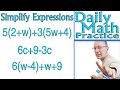 Simplifying Expressions and Combining Terms