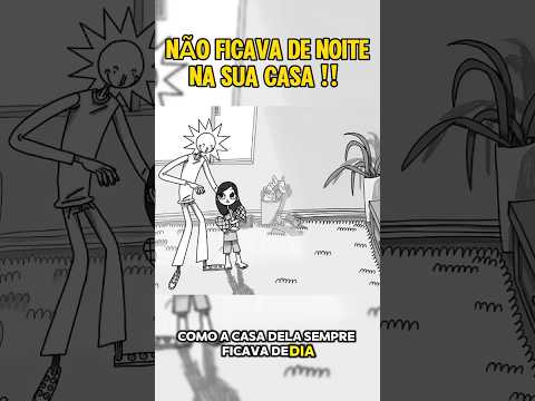 Não ficava de noite na sua casa !! #desenhomeme #piadascurtas #memes #memeanimado #desenho