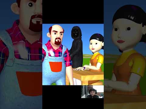 Scary Teacher 3D vs Squid Game Makeup Nails Glitter Nice or Error Challenge Miss T Loser #shorts