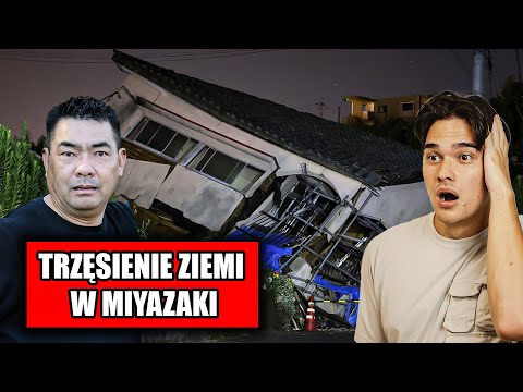 NAJWIĘKSZE TRZĘSIENIE ZIEMI W MIYAZAKI OD 40 LAT